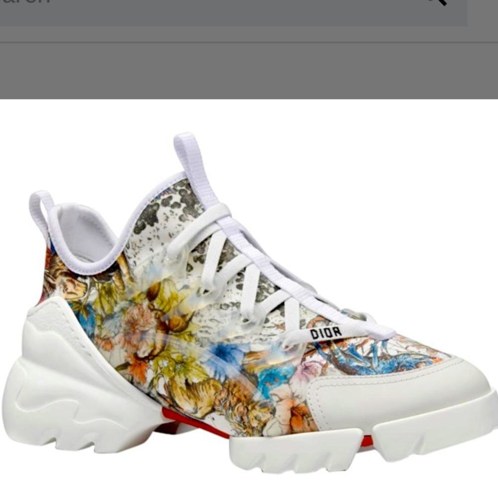 Christian Dior D-connect sneaker Zodiac Print sneaker Sz 37 NWB